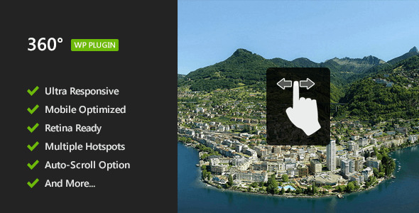 360° Panoramic Image Viewer – Responsive WordPress Plugin