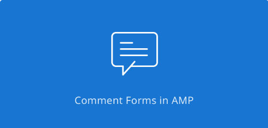 AMP – Comments
