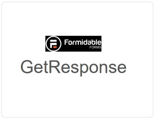 Formidable Forms –  GetResponse