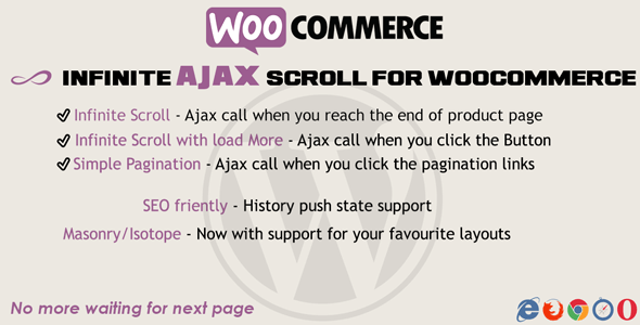 Infinite Ajax Scroll Woocommerce