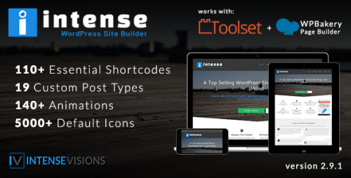 Intense – Shortcodes and Site Builder for WordPress