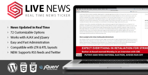 Live News – Real Time News Ticker