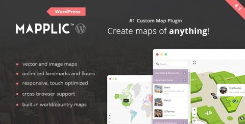 Mapplic – Custom Interactive Map WordPress Plugin