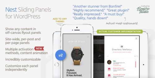 Nest – Flyout Sliding Panels for WordPress