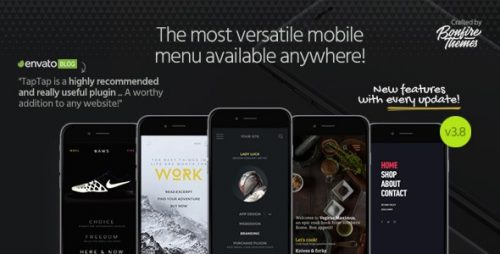 TapTap: A Super Customizable WordPress Mobile Menu