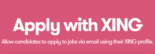 WP Job Manager – Apply with XING