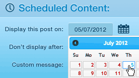 WPMU DEV Schedule Selected Content