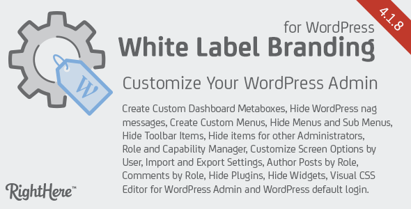 White Label Branding for WordPress