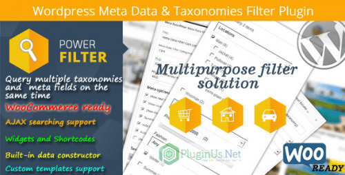 WordPress Meta Data & Taxonomies Filter