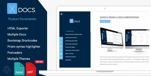 X Docs WordPress Product Documentation Creator