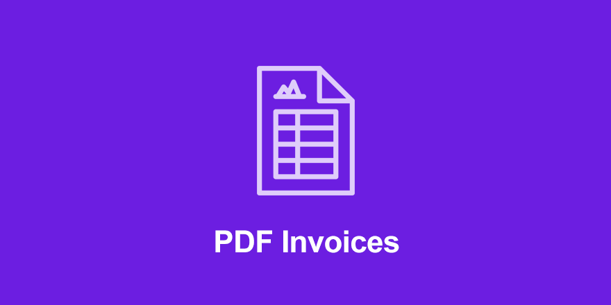 Easy Digital Downloads – PDF Invoices