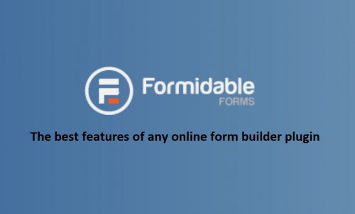 Formidable Forms Pro Core – WordPress Form Builder Plugin