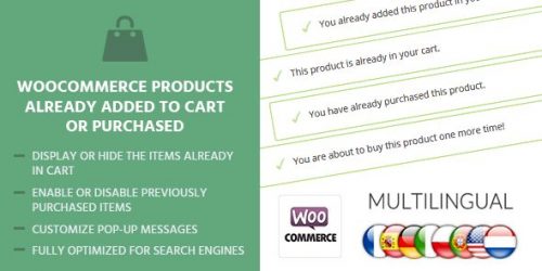 MyThemeShop – WooCommerce Products Already Added To Cart Or Purchased