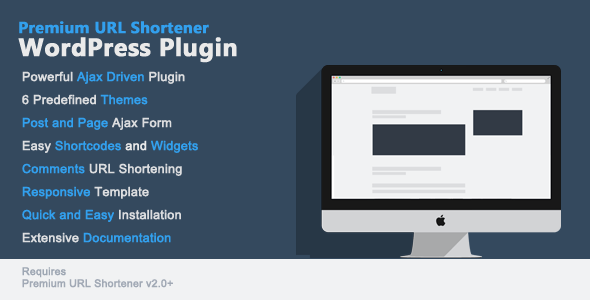 Premium URL Shortener WordPress Plugin