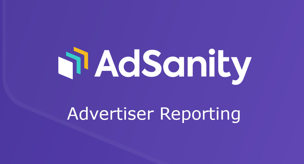 AdSanity – Advertiser Reporting
