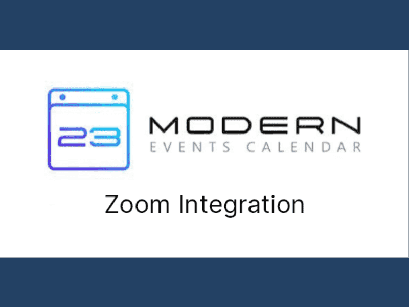 Modern Events Calendar – Zoom Integration