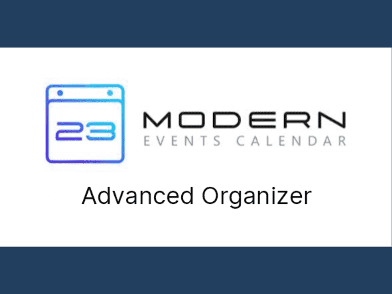 Modern Events Calendar – Advanced Organizer