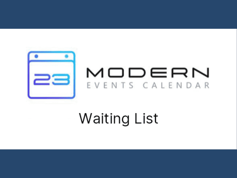 Modern Events Calendar – Waiting List