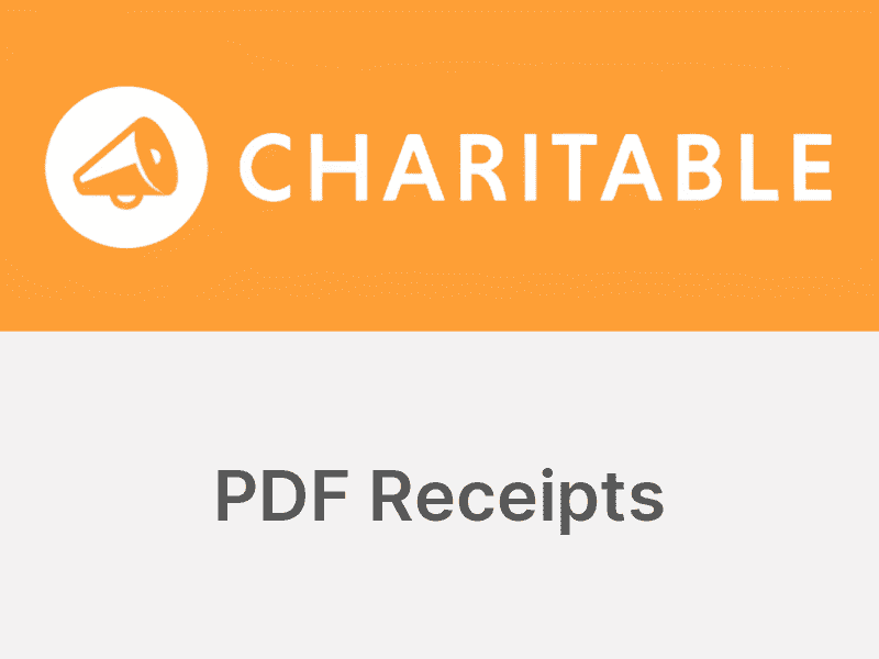 Charitable – PDF Receipts