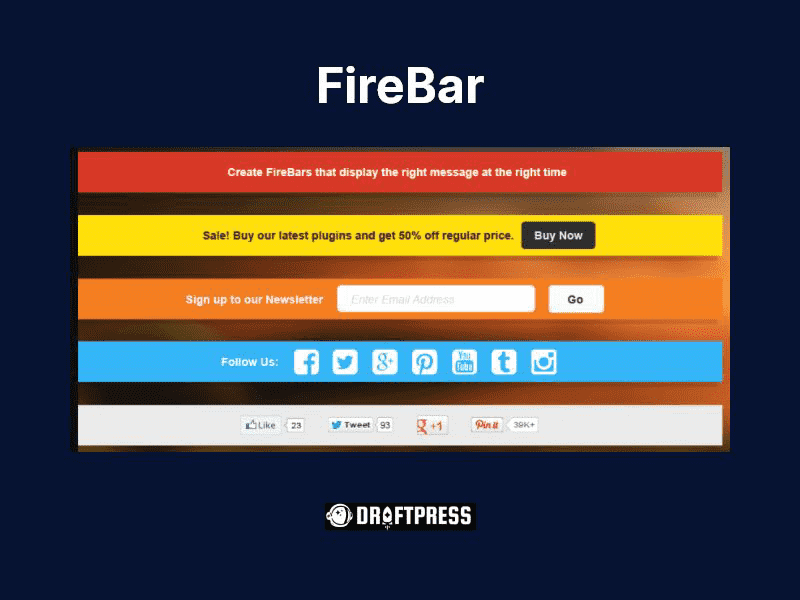 FireBar – Notification Bars