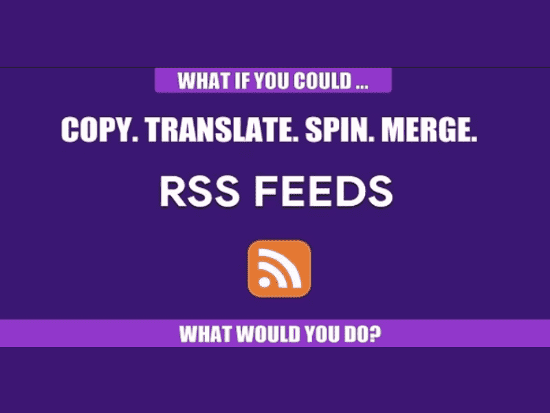 RSS Transmute – Feed Editor and Republisher