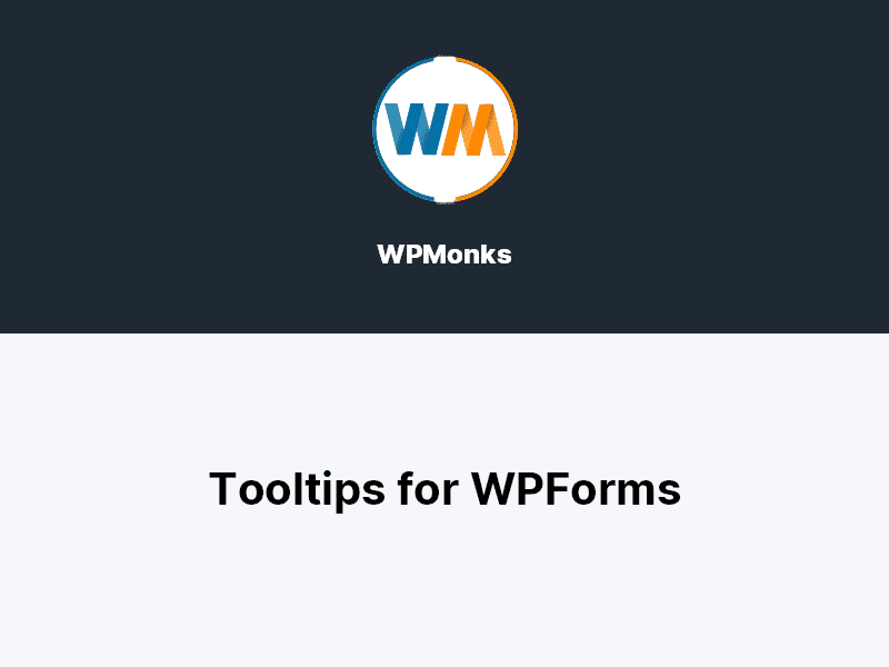 Tooltips for WpForms