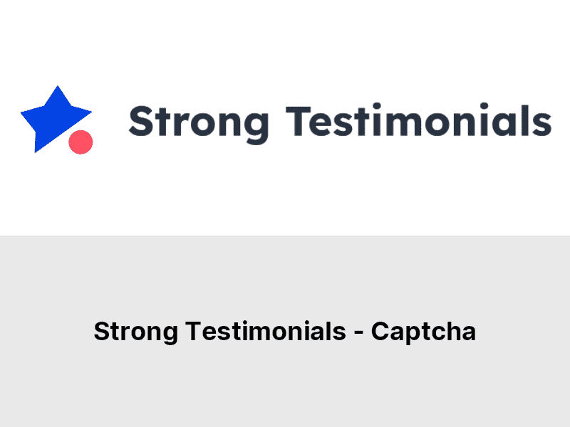 Strong Testimonials – Captcha