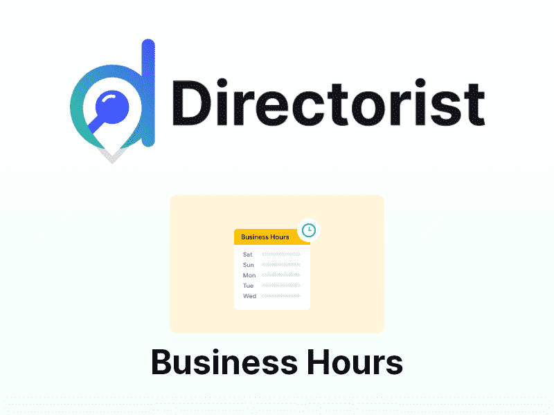 Directorist – Business Hour