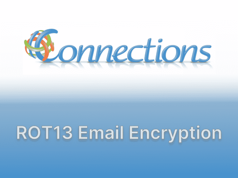 Connections Business Directory Extension – ROT13 Email Encryption