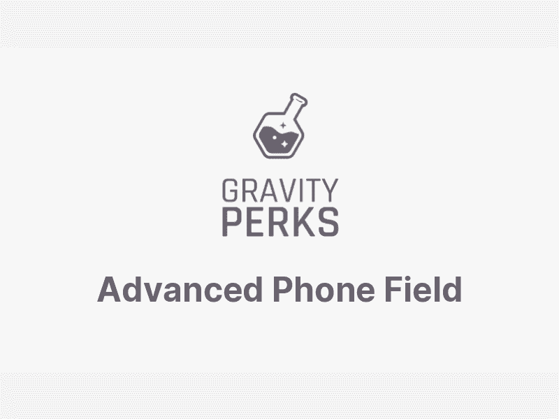 Gravity Perks – Advanced Phone Field