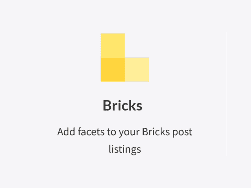FacetWP – Bricks Builder Integration
