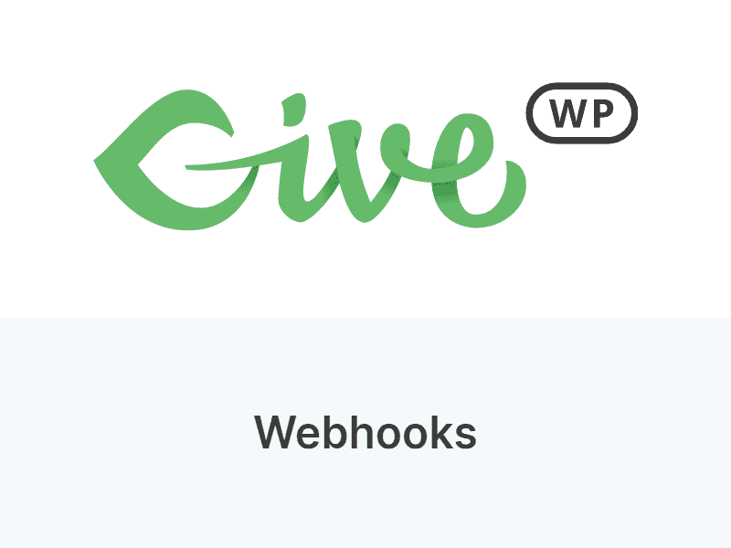 Give – Webhooks