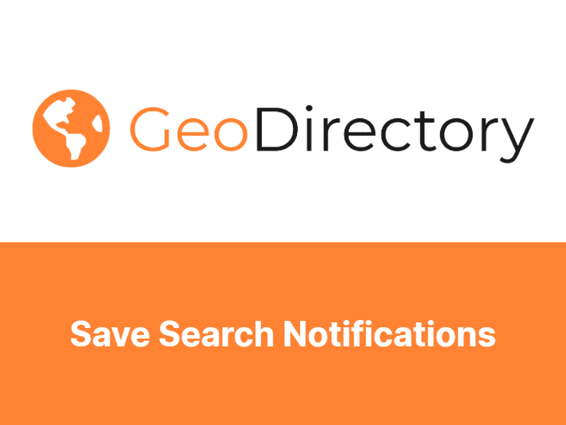 GeoDirectory – Save Search Notifications