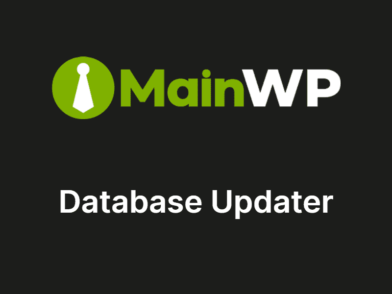 MainWP – Database Updater Extension