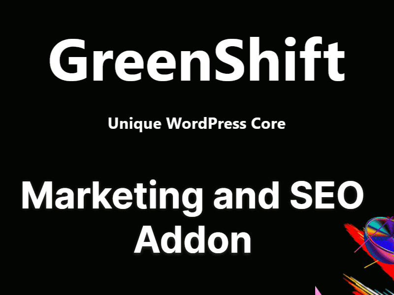 GreenShift Marketing and SEO Addon