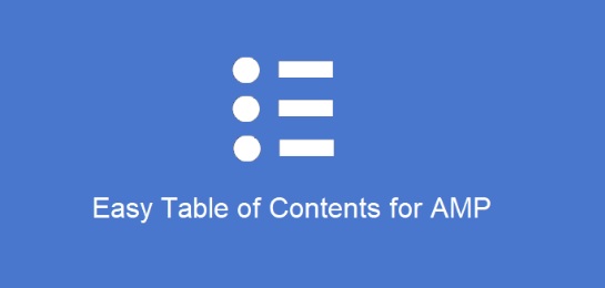 AMP – Easy Table of Contents